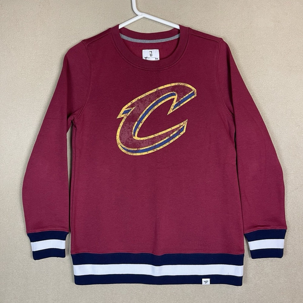Cleveland Cavaliers Fanatics Sweater Adult Small Burgundy Pullover Adult